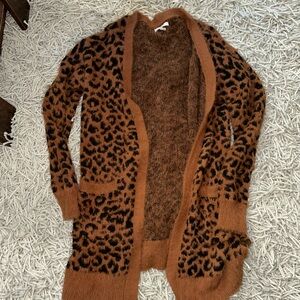 Maurice’s Brown and Black Knit Cardigan